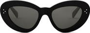 CELINE Bold 3 Dots 52mm Cat Eye Sunglasses