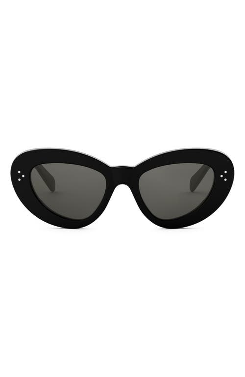 Celine Bold 3 Dots 52mm Cat Eye Sunglasses