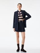 Koton Pleated Mini Skirt With Belt