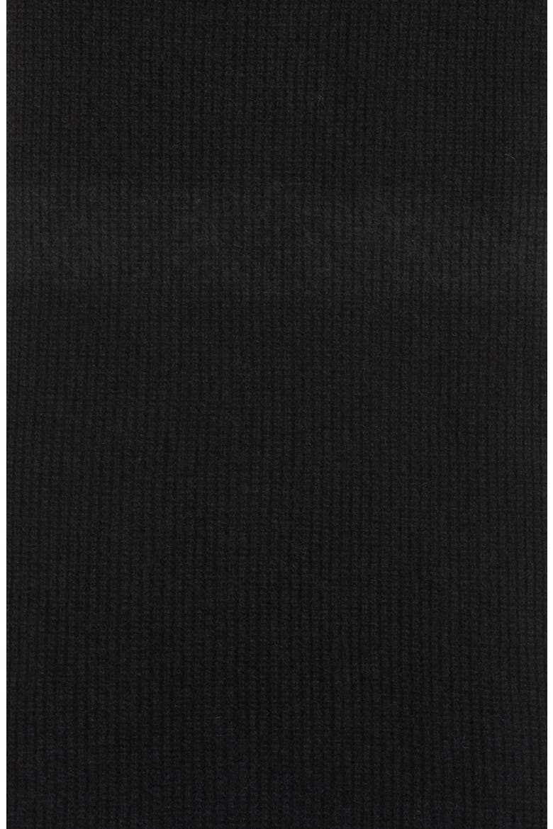Cashmere Infinity Scarf, Alternate, color, BLACK