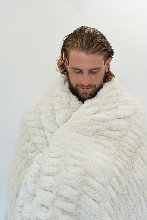 Sea To Me Blankets La Escapade Faux Fur Throw Blanket In Sand