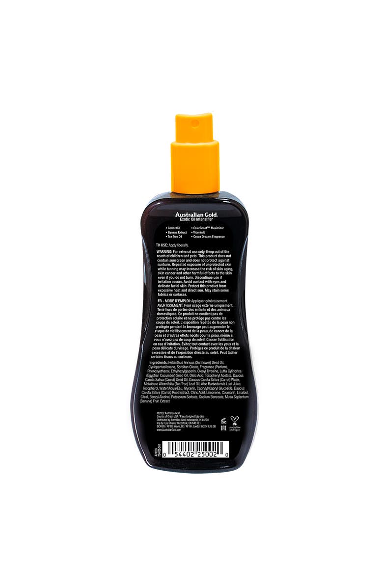 Australian Gold Dark Tanning Exotic Oil, Alternate, color, 