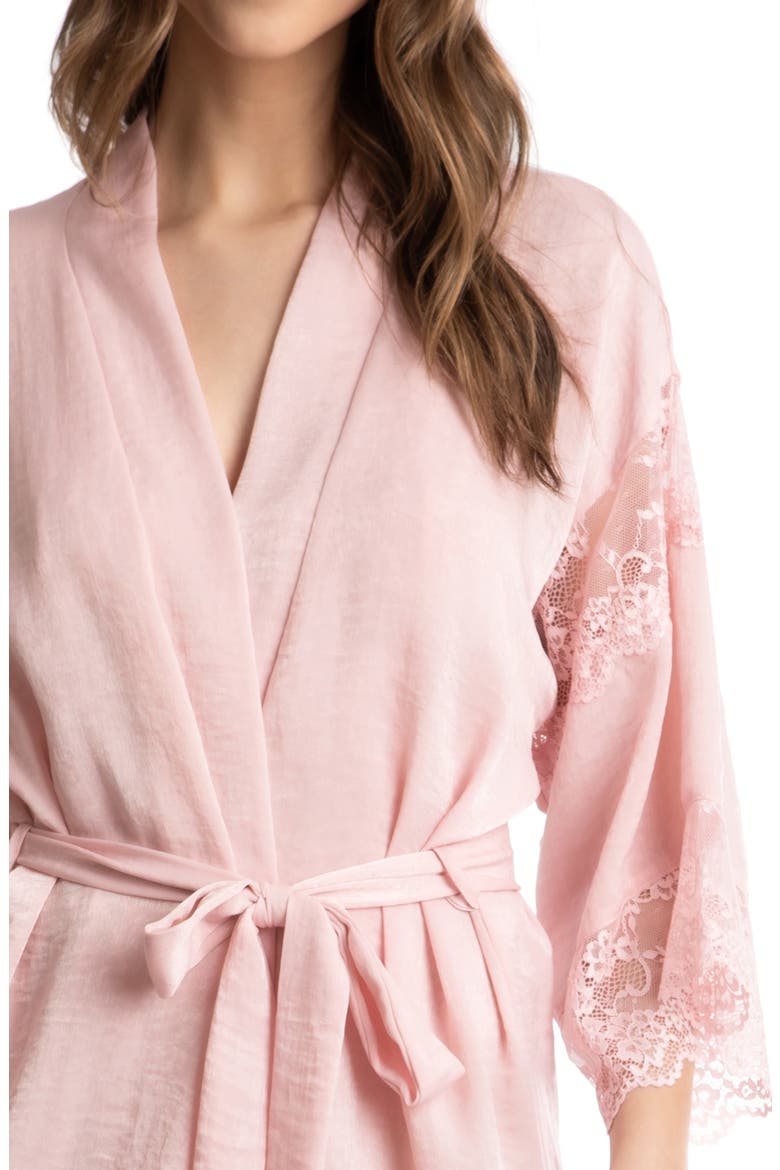 Vilolet Lace Trim Floral Wrap, Alternate, color, SHELL PINK