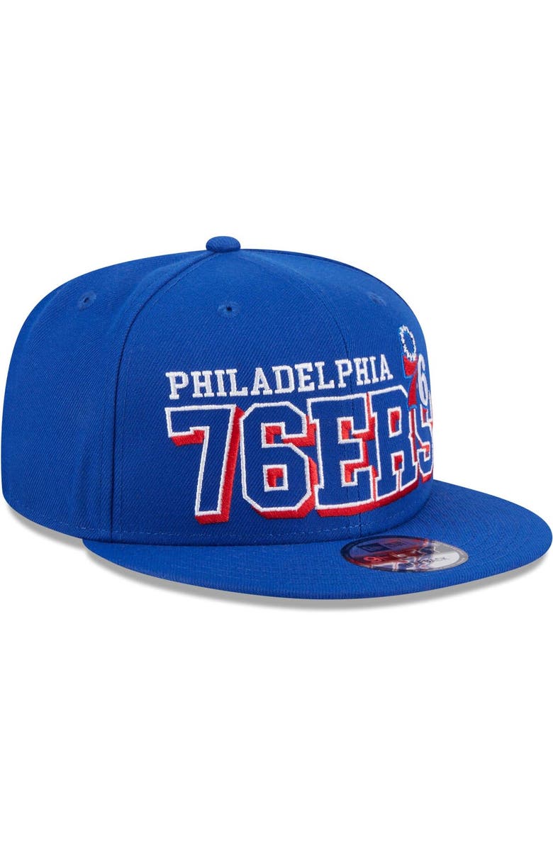 New Era Men's New Era Royal Philadelphia 76ers Gameday 59FIFTY Snapback Hat, Alternate, color, Royal