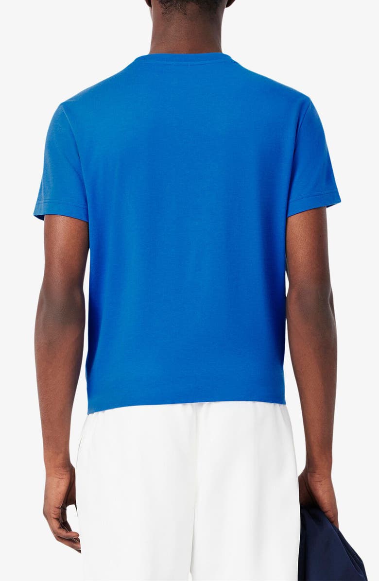 Lacoste Croc Splash Performance Graphic T-Shirt, Alternate, color, Gipsy Blue