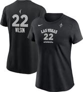 Nike Women's Nike A'ja Wilson Black Las Vegas Aces Name & Number Explorer Edition T-Shirt