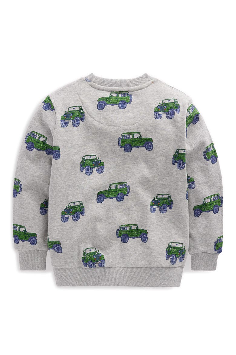 Kids' Everyday Graphic Sweatshirt, Alternate, color, GREY MARL JEEP