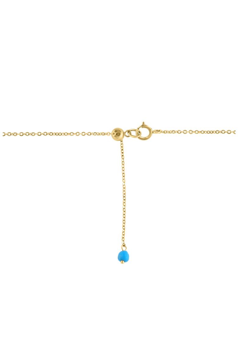 Turquoise Station Necklace, Alternate, color, BLUE