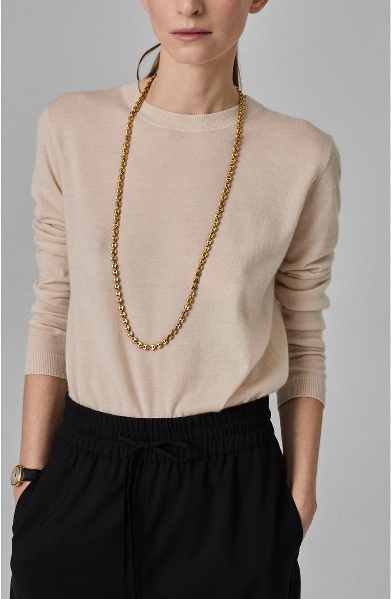 CO Long Sleeve Crew in Fine Cashmere, Main, color, 