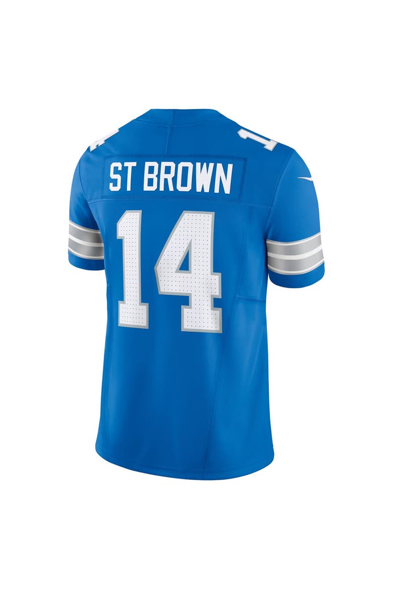 Men's Nike Amon-Ra St. Brown Blue Detroit Lions Vapor F.U.S.E. Limited Jersey, Alternate, color, Blue