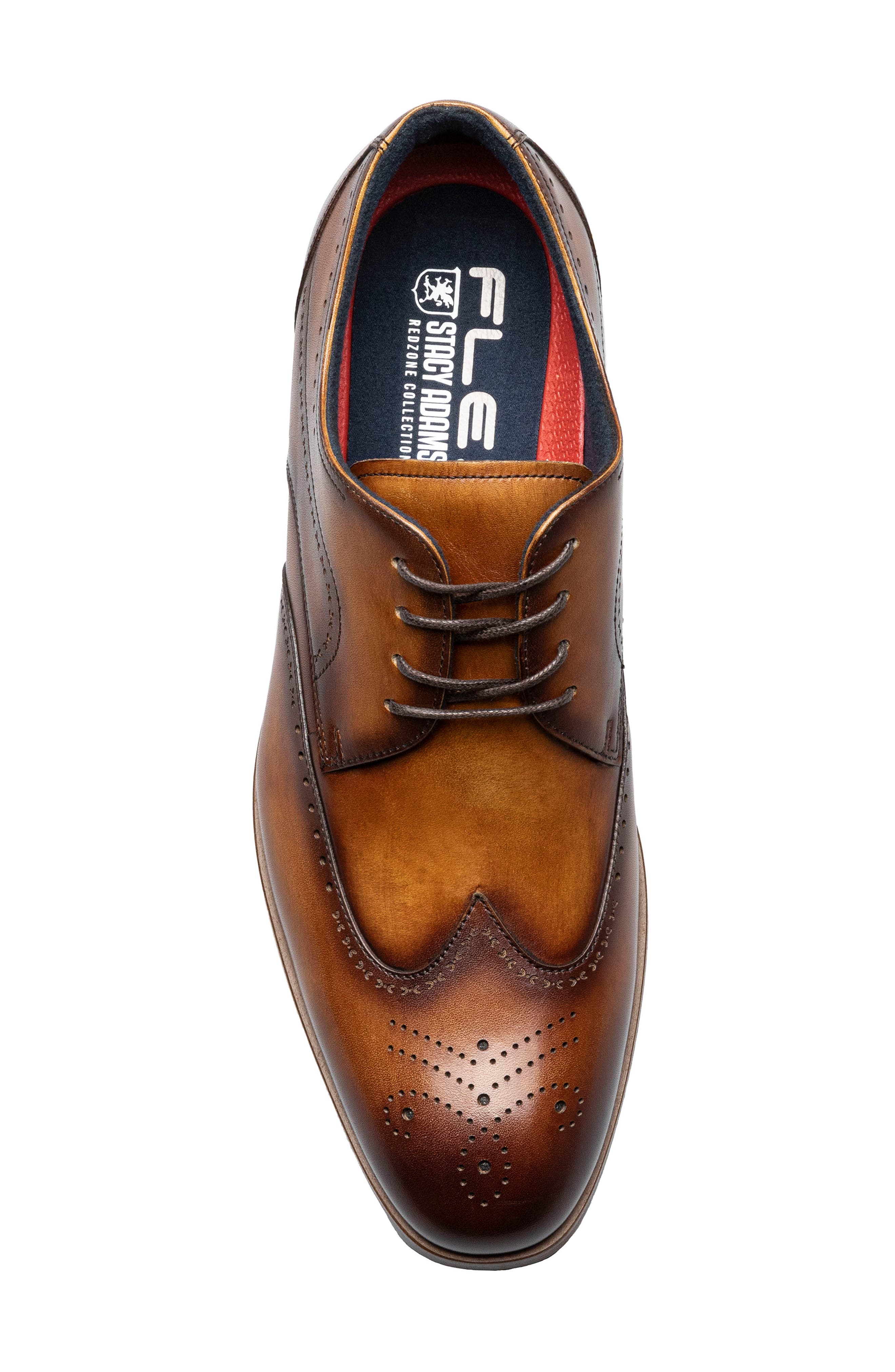 Brayden Wingtip Oxford, Alternate, color, TAN