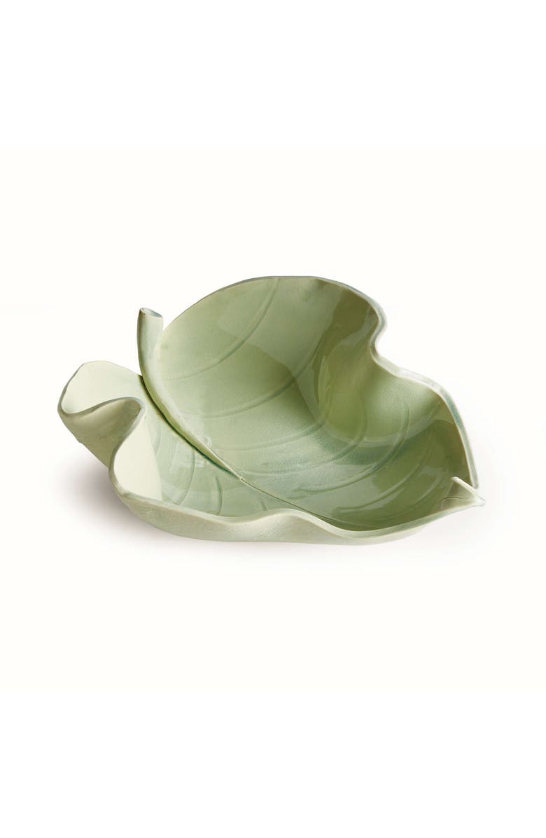Napa Home & Garden Moricento Leaf Sculpture, Main, color, Green