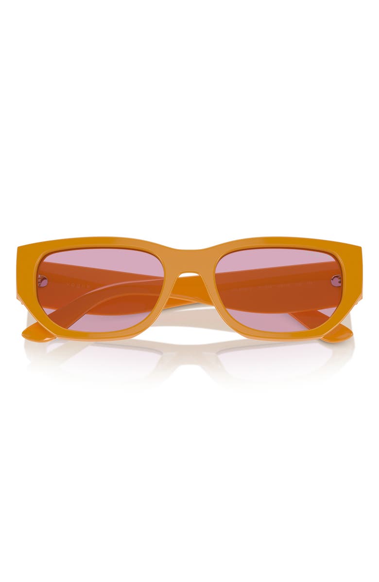 VOGUE 53mm Rectangular Sunglasses, Alternate, color, 