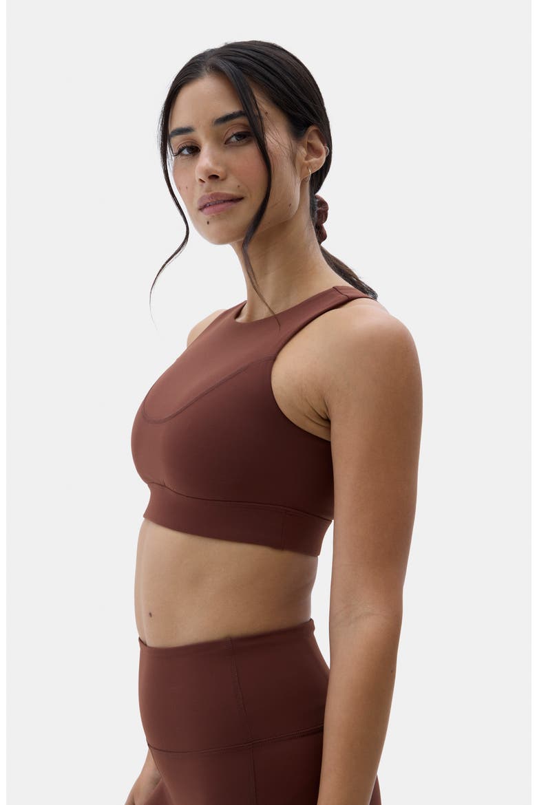 Trail Sports Bra, Alternate, color, BRUNETTE
