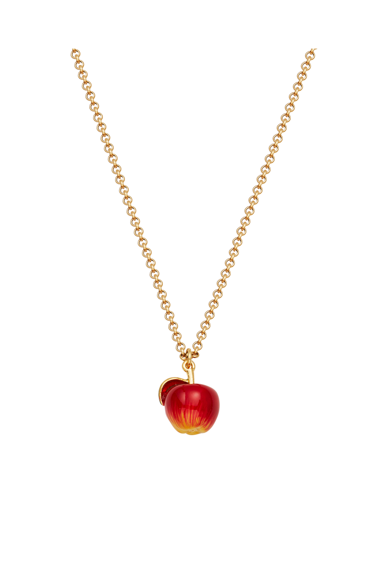 Apple Necklace, Alternate, color, Gold