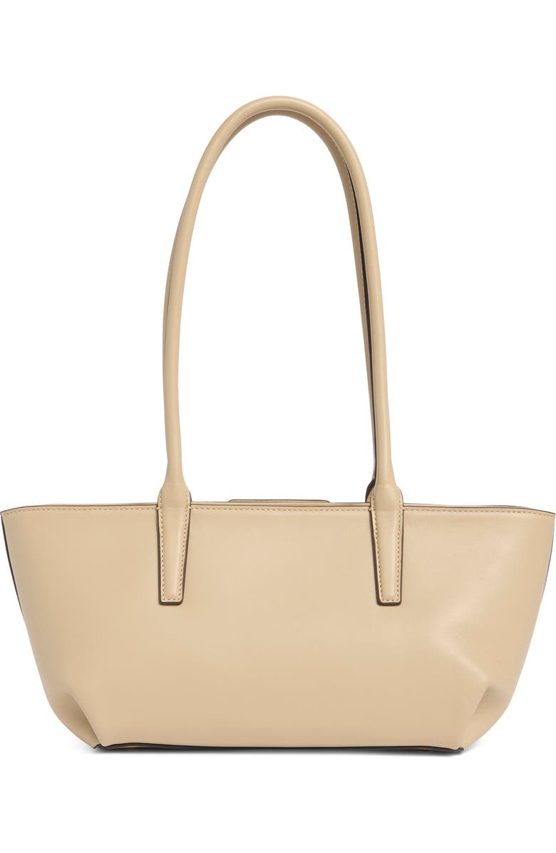 rag & bone Realm Leather Satchel, Alternate, color, Greige