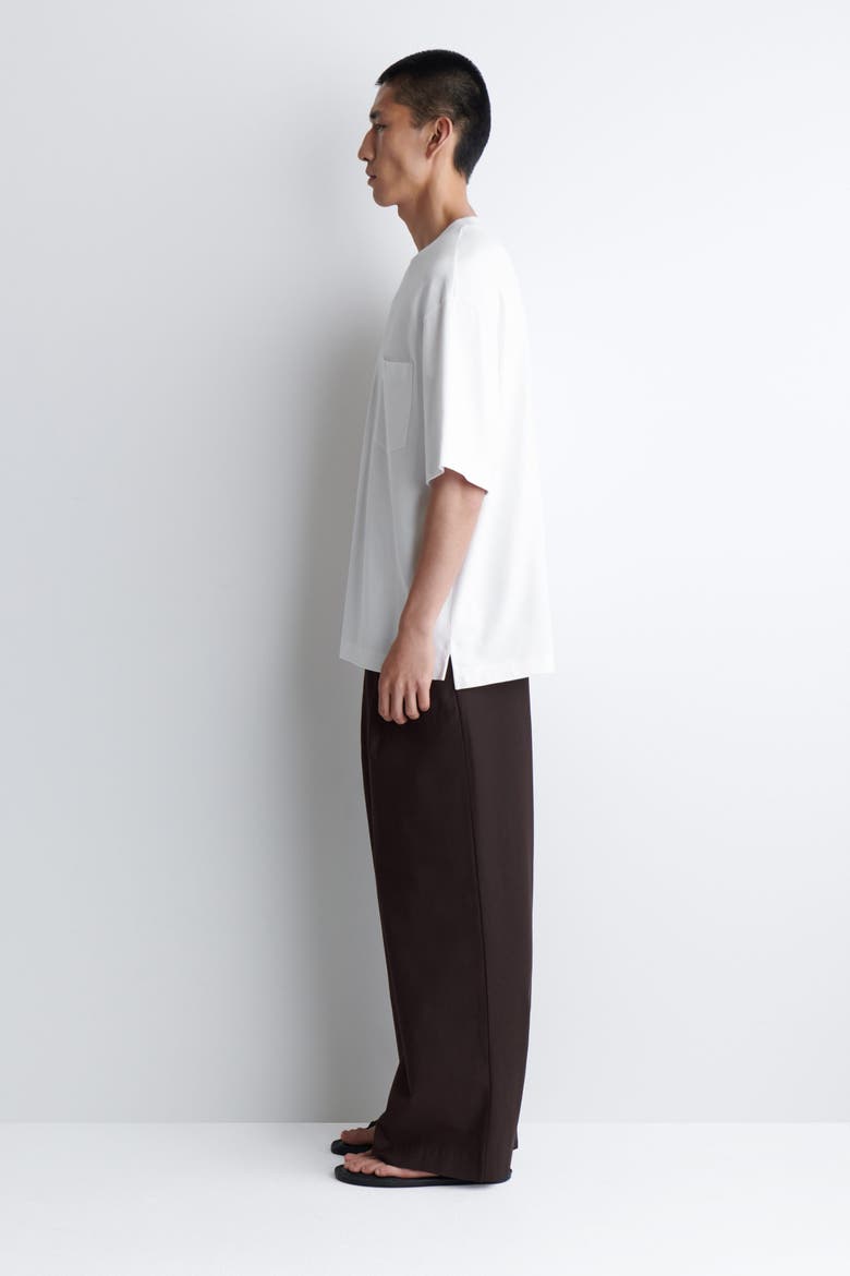 Oversized Heavyweight Cotton T-Shirt, Alternate, color, WHITE