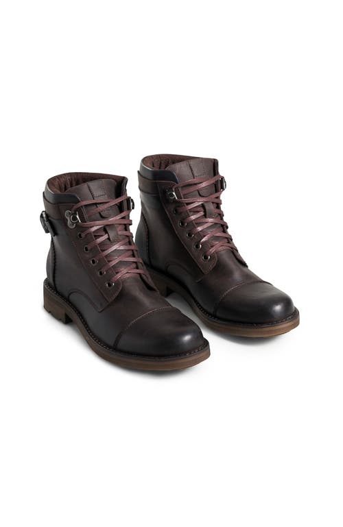 Velez Top Grain Leather Boots For Men Vintage Ankle Boot In Brown