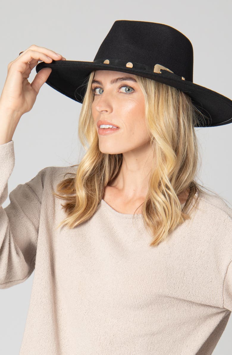 San Diego Hat Faux Felt Fedora, Alternate, color,