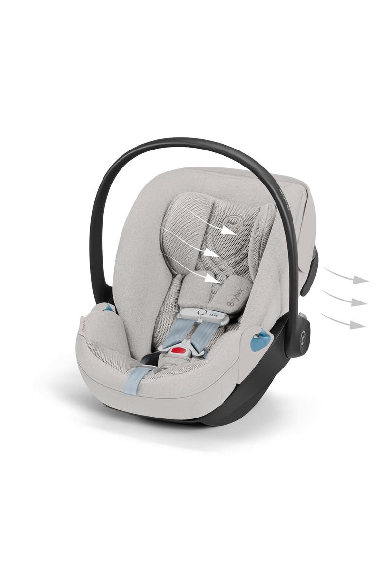 Cloud T Infant Car Seat with Leg Load Base, Alternate, color, CITY GREY