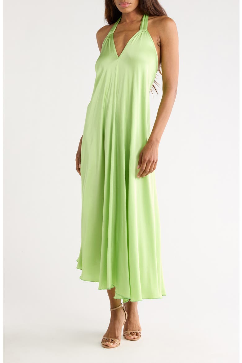 Auria Woven Dress, Main, color, PISTACHE