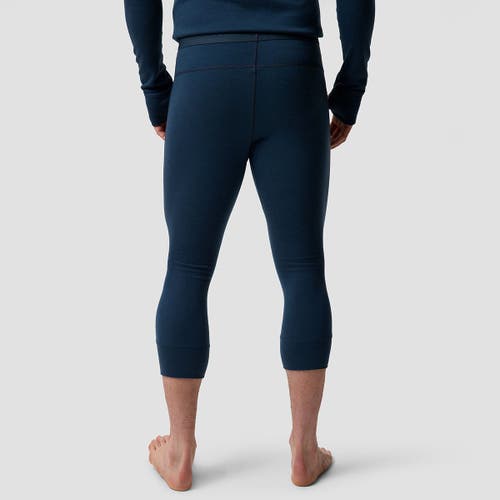 Backcountry Cedars Rws Merino Mid-wt Baselayer 3/4 Bottom In Blue