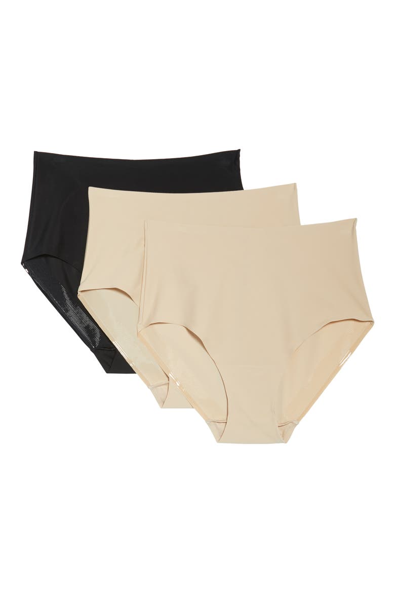 3-Pack Matte Micro Briefs, Main, color, WARM BEIGE/ WARM BEIGE/ BLACK