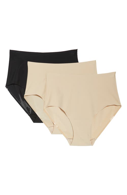 Tc 3-pack Matte Micro Briefs In Warm Beige/warm Beige/black