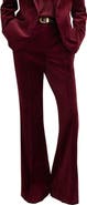 Reiss Wren Velvet Flared Tuxedo Pants