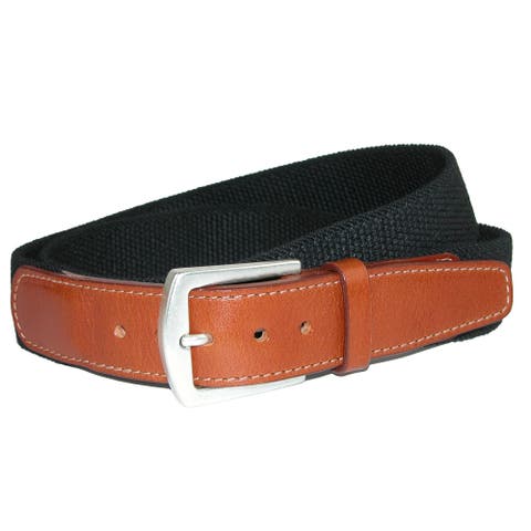 Men's Newport Pique Cotton Woven Elastic Belt