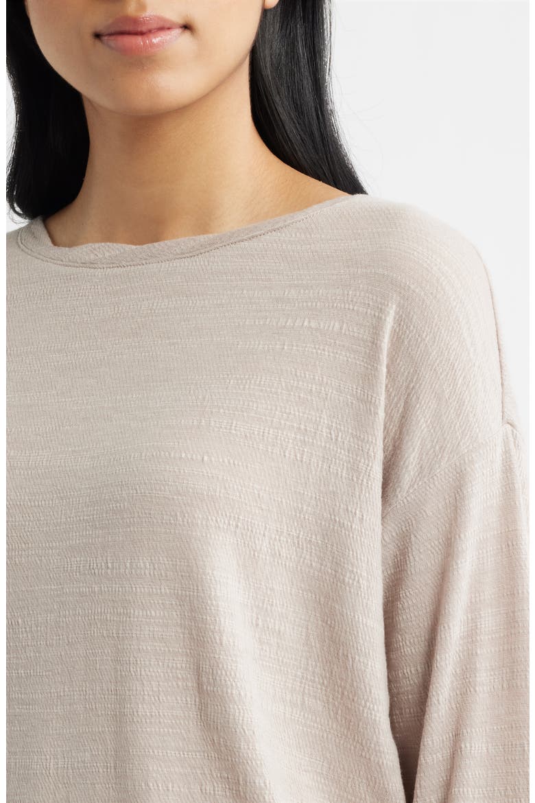 Texture Knit Top, Alternate, color, STONE