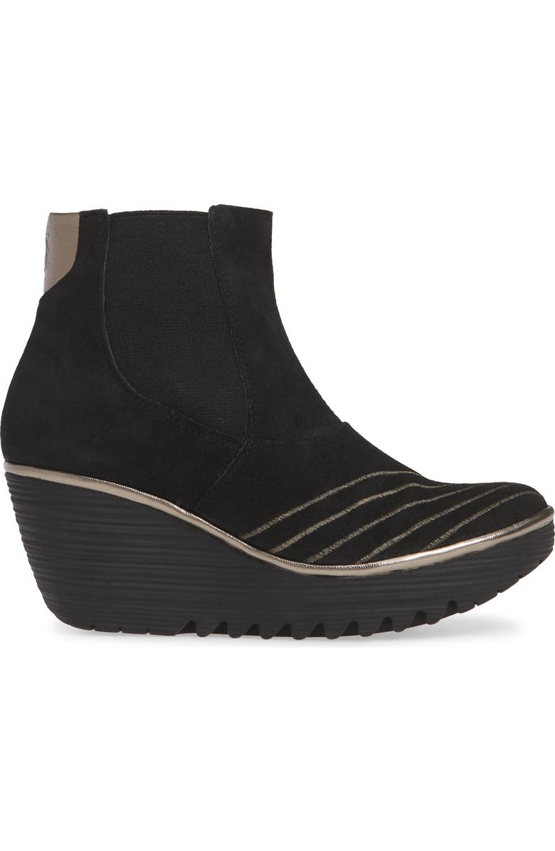 Fly London Yave Wedge Chelsea Boot, Alternate, color,
