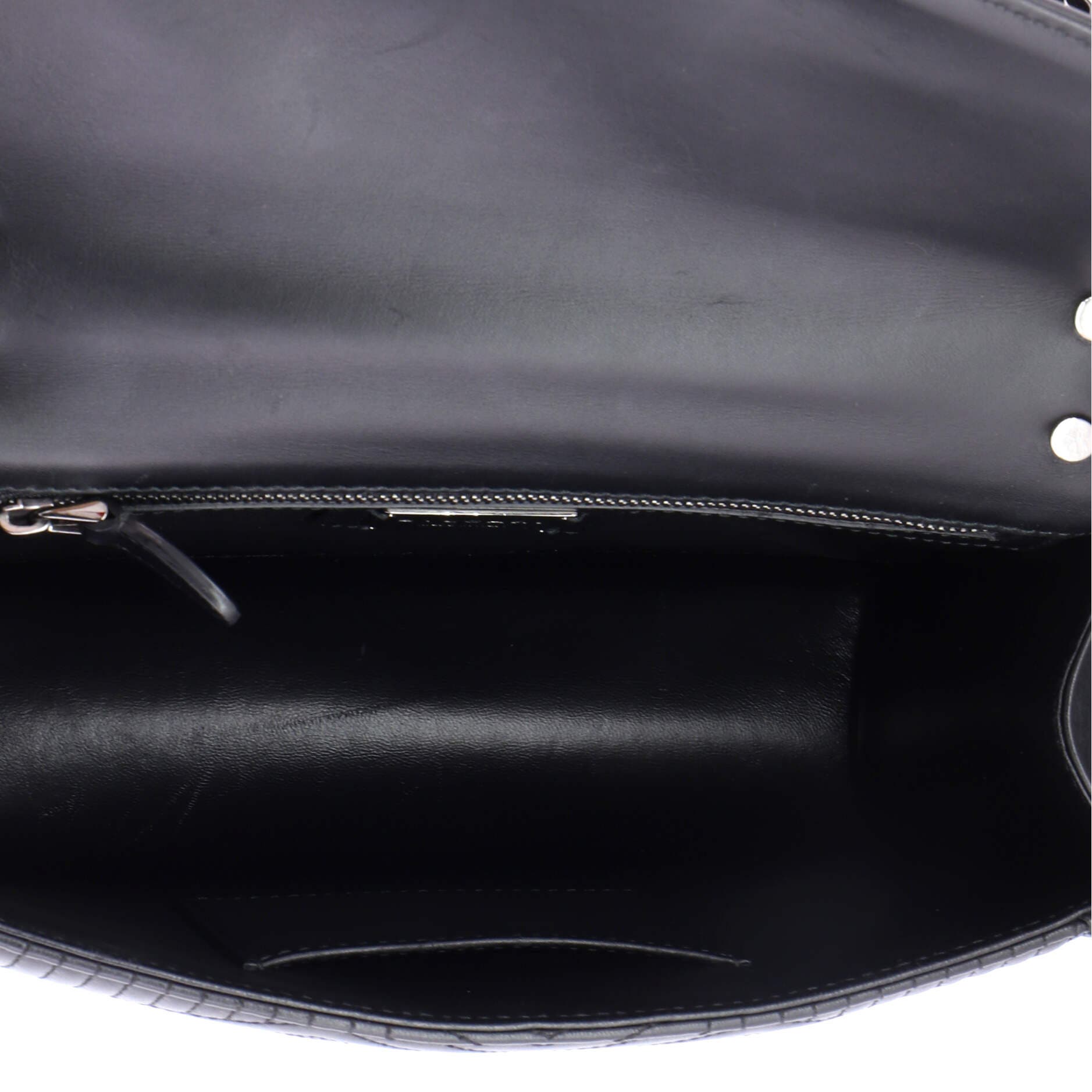 Serpenti Forever Shoulder Bag Quilted Leather Small, Alternate, color, Black