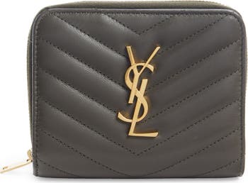 Saint Laurent Cassandre Leather Compact Wallet | Nordstrom
