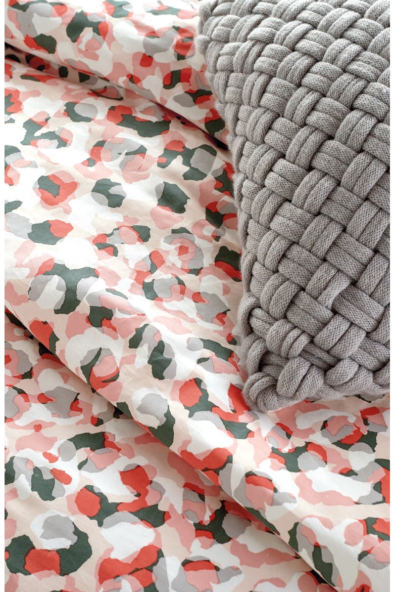 Wild Geo Comforter & Sham Set, Alternate, color, BLUSH