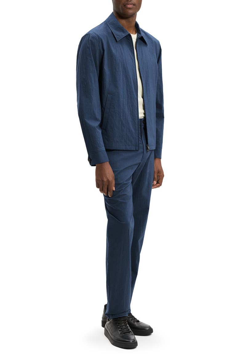 City Crinkle Zip Jacket, Alternate, color, NOCTURNE NAVY
