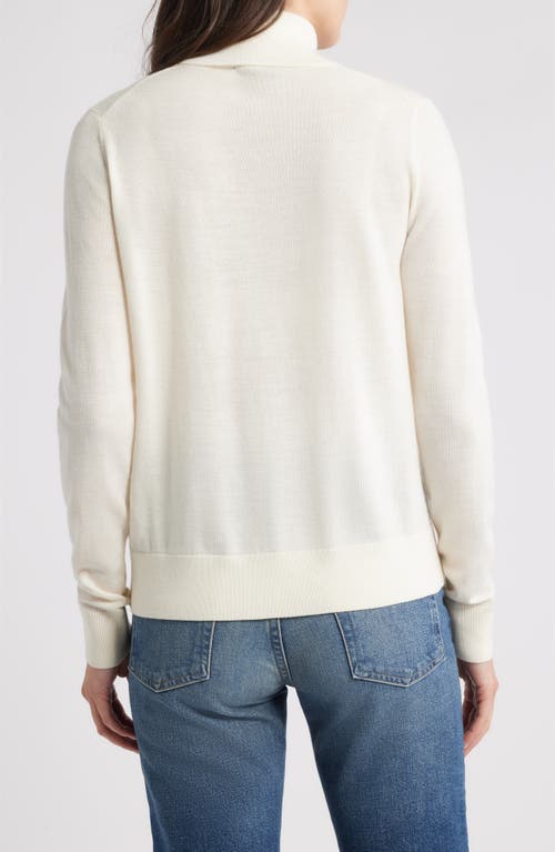 Pendleton Merino Wool Turtleneck Sweater In Brown