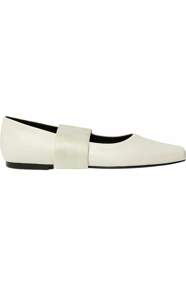 WeWoreWhat Strap Ballet Flat, Main, color, Ivory