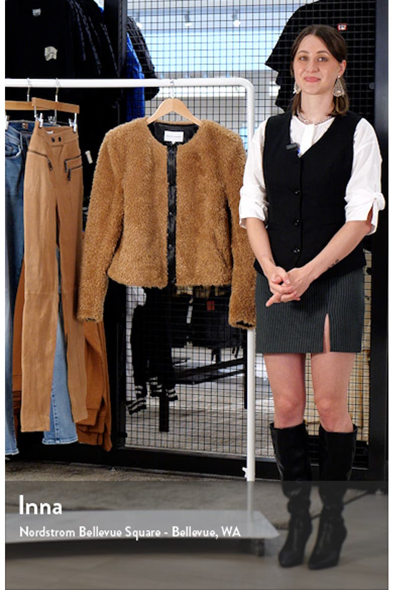 Wyatt Faux Fur Jacket video