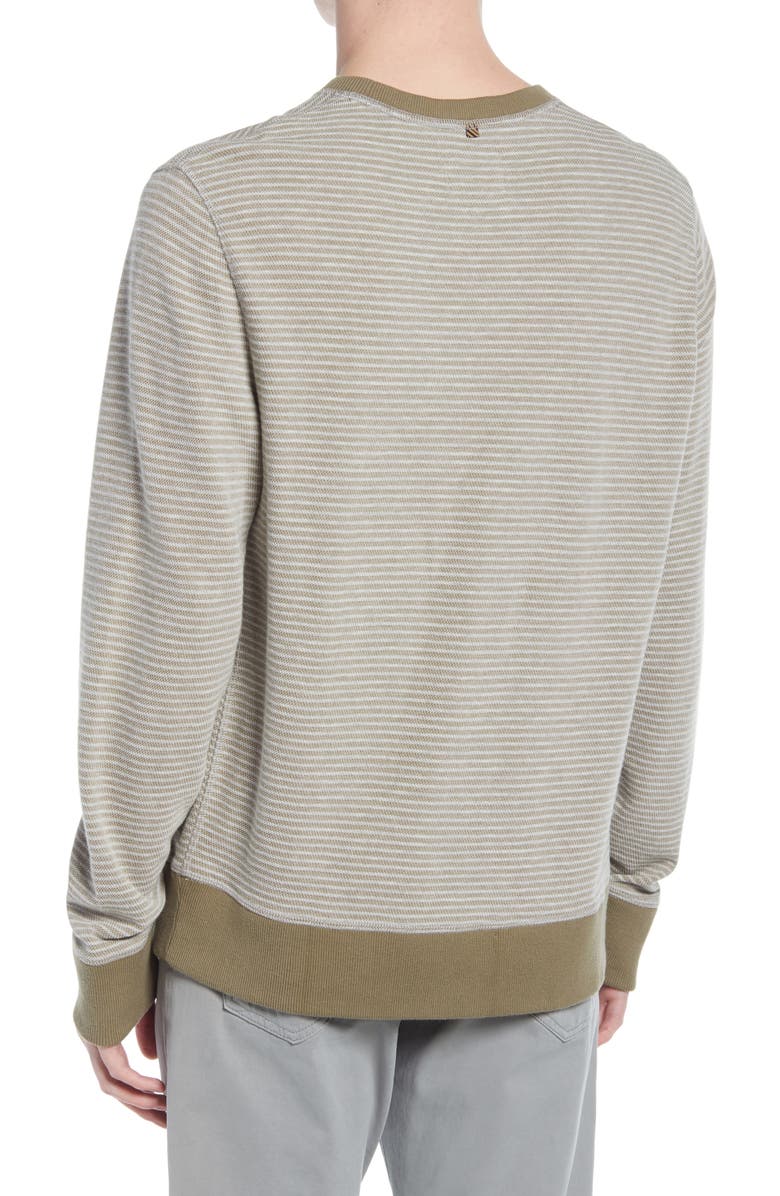 Billy Reid Stripe Sweatshirt, Alternate, color, 