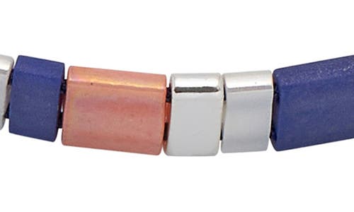Estella Bartlett Tila Bead Bracelet In Silver