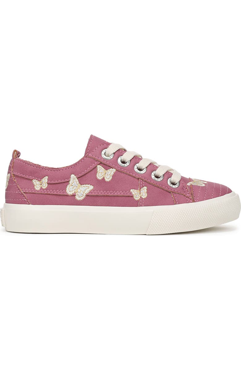 Blowfish Malibu Kids' Sadie Embroidered Butterfly Sneaker, Alternate, color, Mauve Pink