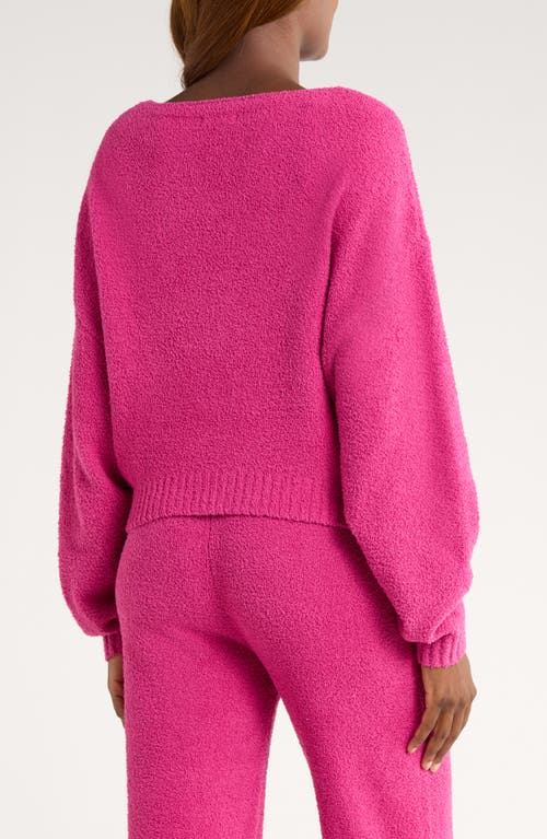 Ugg(r) Novalie Slouchy Pullover Lounge Sweater In Pink