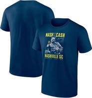 FANATICS Men's Fanatics Navy Nashville SC x Johnny Cash Finger T-Shirt