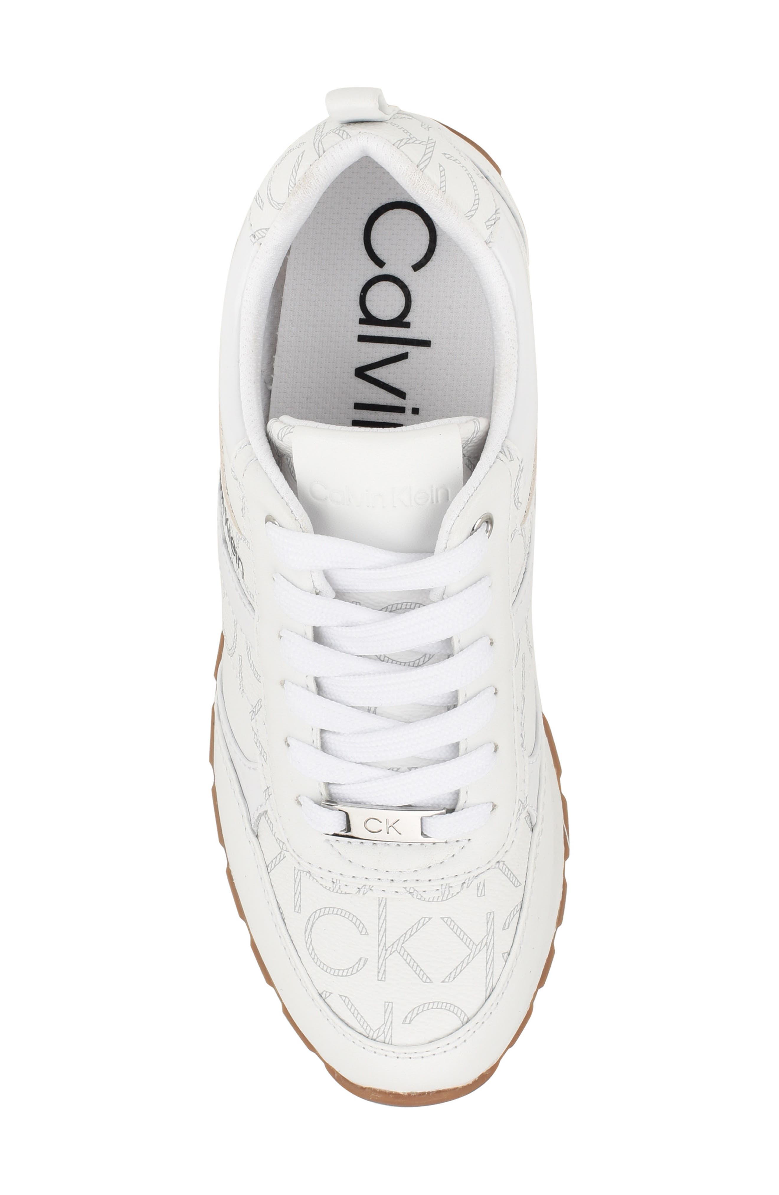Carlla Lace Up Sneaker, Alternate, color, WHITE
