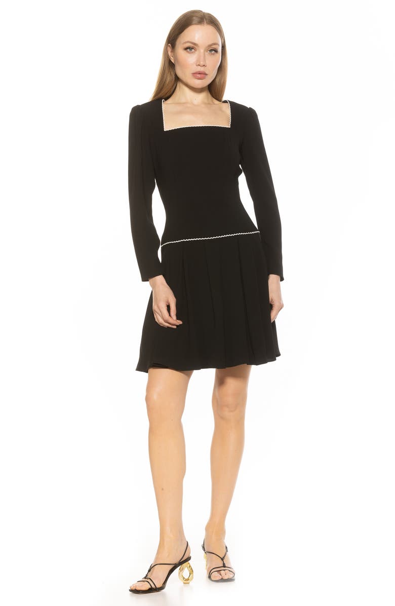 Alexia Admor Ashanti Puff Shoulder Dress, Alternate, color, 