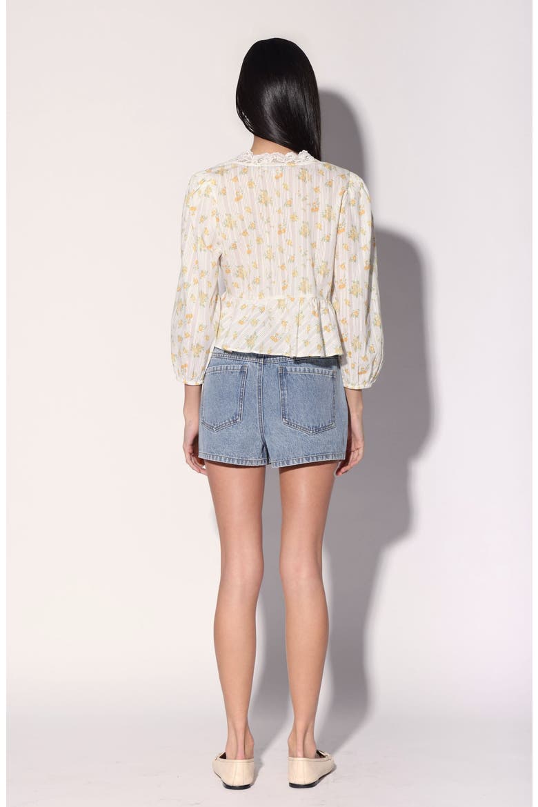 Charlene Top, Alternate, color, Yellow Bouquet