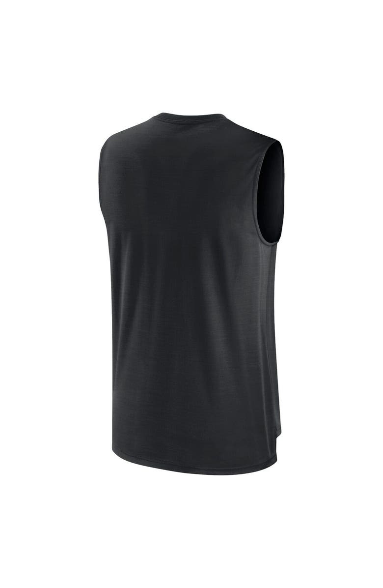 Nike Men's Nike Black Colorado Rockies Knockout Stack Exceed Muscle Tank Top, Alternate, color, 