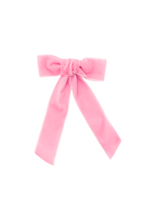 Long-Tailed Velvet Hair Bow Barrette (Toddler, Little Kid & Big Kid)