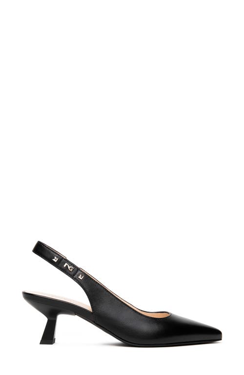 Nerogiardini Pointed Toe Slingback Pump In Black